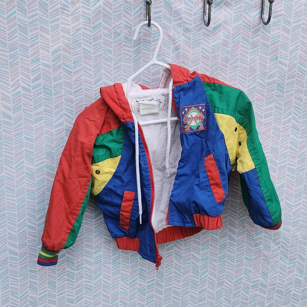 Vibrant Multicolor Kids Raincoat with Hood